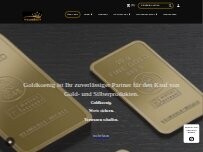 Website Screenshot Goldkoenig.com