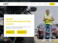 Website Screenshot Sachverständigenbüro Bley GmbH