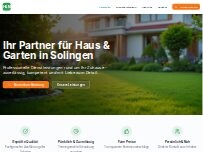 Website Screenshot H&M Haus und Garten Solingen