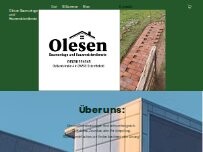 Website Screenshot Olesen Baumontage&Hausmeisterdienste