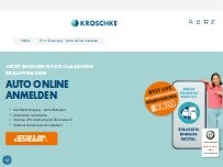 Website Screenshot Kroschke Zulassungsdienst