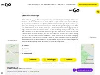 Website Screenshot EWE Go Ladestation