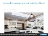Website Screenshot Gebäudereinigung und Gartenpflege Groza