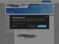 Website Screenshot Elektro-Lorenzen GmbH