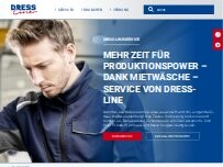 Website Screenshot DRESS-Line GmbH