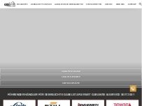 Website Screenshot GSZ - GABELSTAPLER ZENTRUM Baden-Württemberg