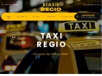 Website Screenshot Regio Taxi