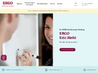 Website Screenshot ERGO Versicherung Eric Mehl