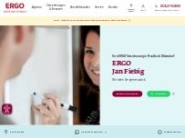 Website Screenshot ERGO Versicherung Jan Fiebig