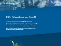 Website Screenshot FSD-Gebäudeservice GmbH