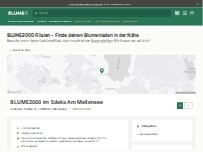Website Screenshot BLUME2000 im Edeka Am Mellensee