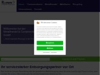 Website Screenshot Metallhandel & Containerdienst Ramm GmbH