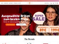 Website Screenshot eyes + more - Optiker, Hoyerswerda, Lausitz-Center