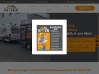 Website Screenshot Ritter Holz & Bautenschutz Renovierung Sanierung