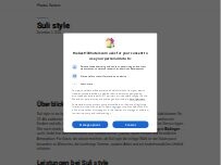 Website Screenshot Suli Style