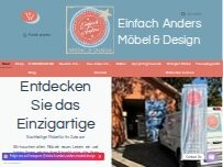 Website Screenshot Einfach Anders Möbel & Design