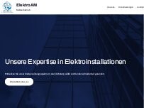 Website Screenshot Elektro AM