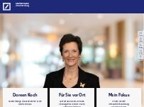 Website Screenshot Doreen Koch, Selbstständige Finanzberaterin für die Deutsche Bank