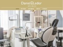 Website Screenshot Zahnarztpraxis Daniel Leder