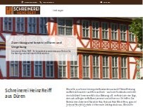 Website Screenshot Schreinerei Heinz Reiff