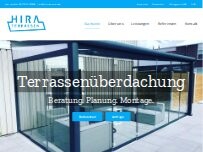 Website Screenshot HIRA Terrassen