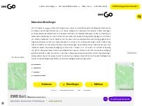 Website Screenshot EWE Go Ladestation