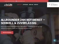 Website Screenshot Allrounder 24/7 Notdienste
