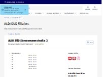 Website Screenshot ALDI SÜD