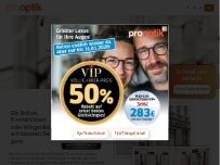 Website Screenshot pro optik Augenoptik Freiberg