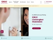 Website Screenshot ERGO Versicherung Christopher Hussmann