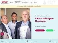 Website Screenshot ERGO Versicherung Christopher Hussmann