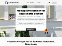 Website Screenshot Calabrese construction window elements