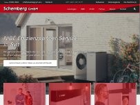 Website Screenshot Schemberg GmbH Co. KG Heizung-Sanitär-Klima