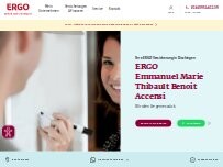Website Screenshot ERGO Pro Emmanuel Marie Thibault Benoit Accensi