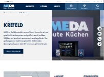 Website Screenshot MEDA Gute Küchen