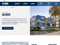Website Screenshot MEDA Gute Küchen