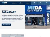 Website Screenshot MEDA Gute Küchen