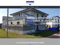 Website Screenshot M  Klöckner Baudekoration GmbH   Malerbetrieb  Wärmedämmung  Verputz