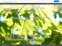 Website Screenshot Innenausbau Meuser
