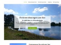 Website Screenshot Ferienwohnungen Am See