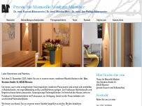 Website Screenshot Privatärztliche Praxis für Manuelle Therapie und Schmerzmedizin - Dr. med. JP. Albersmeier und Dr. med. M. Marx