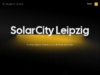 Website Screenshot SolarCity Leipzig GmbH