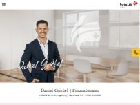 Website Screenshot  Daniel Griebel - Selbstständiger Vertriebspartner für Swiss Life Select