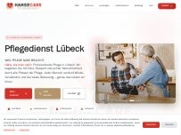 Website Screenshot HanseCare Pflegedienst Lübeck