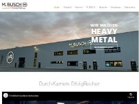 Website Screenshot M. Busch GmbH & Co. KG
