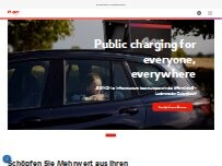 Website Screenshot E.ON Drive Charging Station
