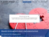 Website Screenshot Dr. Joachim Idelberger Praxis für Kardiologie