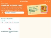 Website Screenshot EAT HAPPY