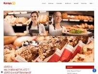 Website Screenshot Kamps Bäckerei mit Backstube