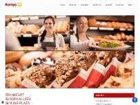 Website Screenshot Kamps Bäckerei mit Backstube